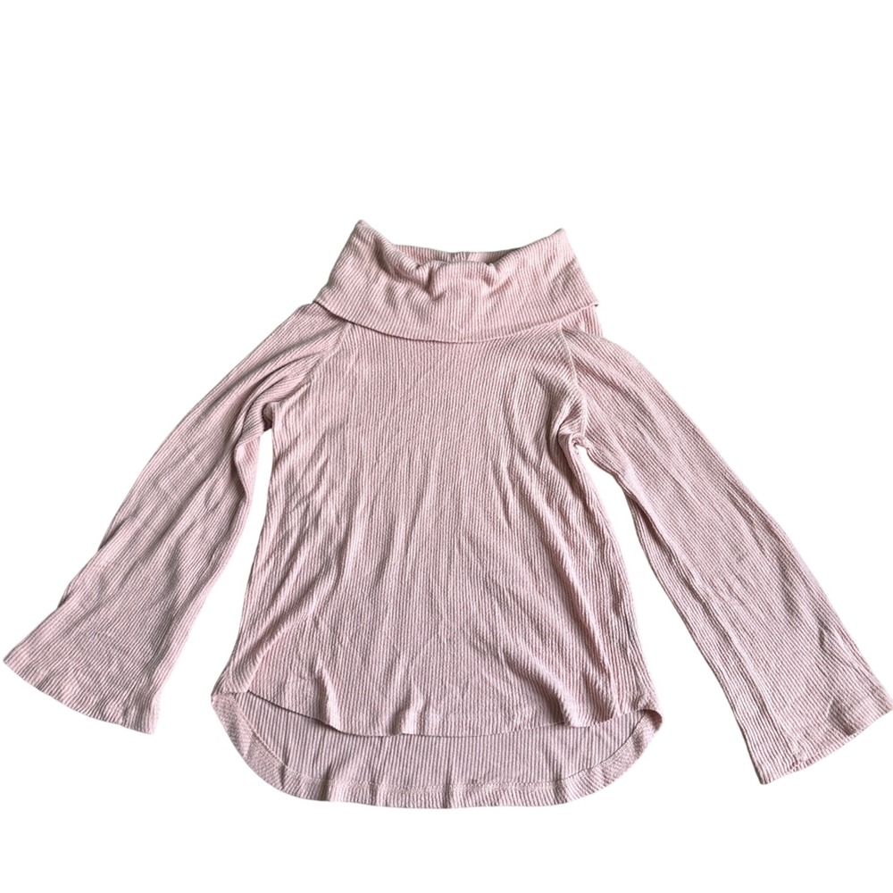 Anthropologie Maeve Cowl Neck Sweater Womens‎ S Lightweight Ribbed Boho Preppy